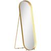 Full Body Mirror With Metal Frame 160 X 50 Cm Gold Colored Frame For Living Room Bedroom