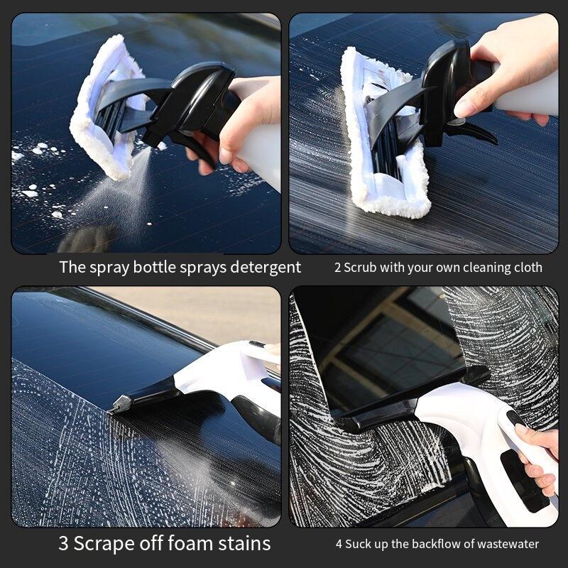 Cordless Electric Window Cleaner Machine Multifunctional Rechargeable Automatic Portable Glass Cleaner Tools