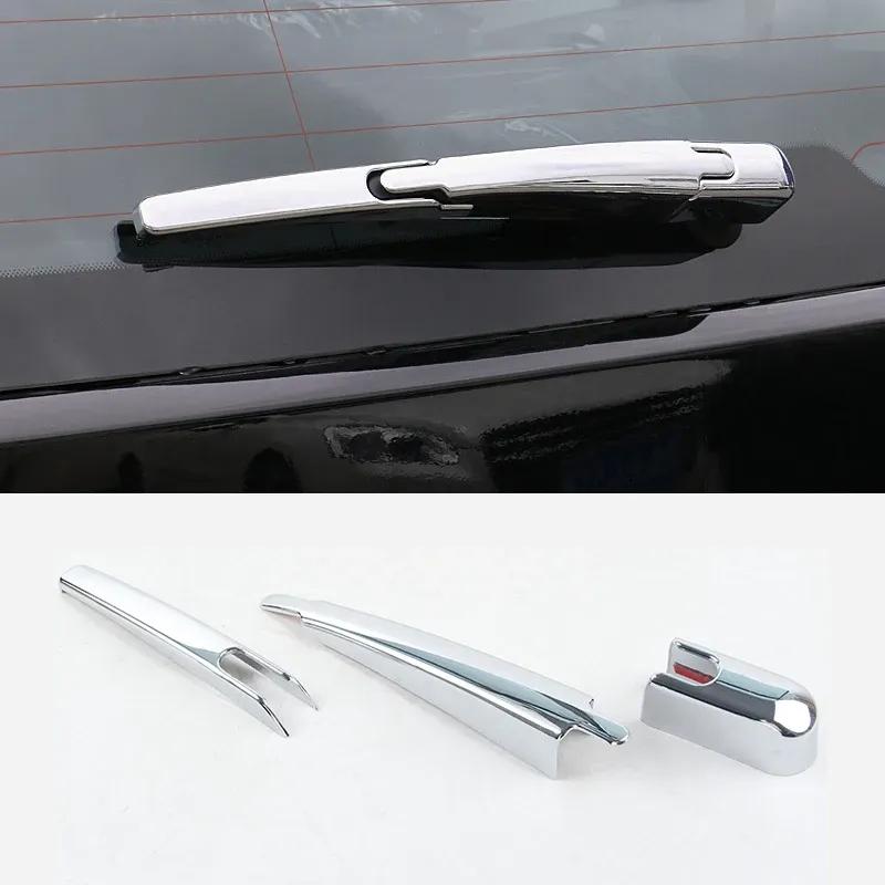 Rear Wiper Window Wiper Cover Trim Stickers For Peugeot 3008 GT MK2 2016 2017 2018      ABS Car Accessories