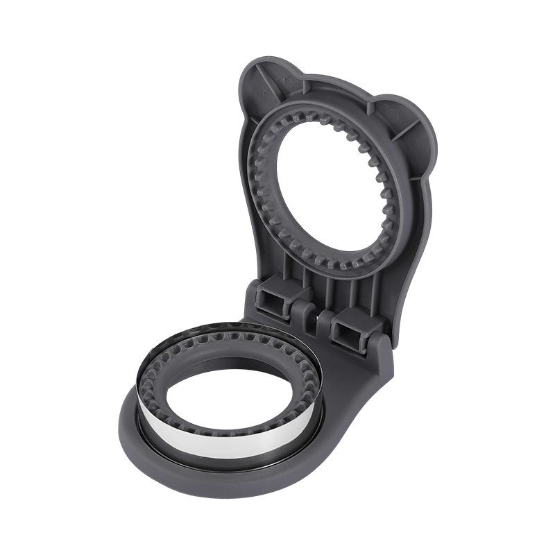 

Полная защита рук, круглая форма для сэндвича с уплотнением, карман для сэндвича, набор для выпечки сэндвичей «сделай сам» серый