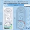 Rotatable Multi-Functional Drawing and Geometric Ruler Set for Students