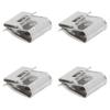 50 STÜCKE PV-Panel-Drahtklemmen Edelstahl Photovoltaik-Kabelclips für 2‑6mm² Elektrokabel