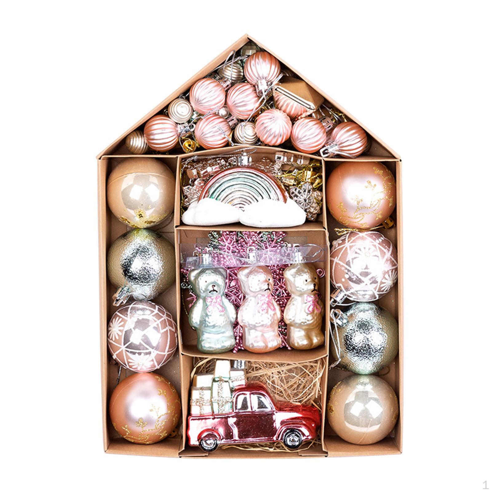 

70 X Рождественские елочные подвески для украшения костюмов розовый