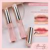 Soft Silicone Lip,Round Fingertip Lipstick, Soft QQ Silicone Lip Brush With Lid Smudge Brush Concealer Brush