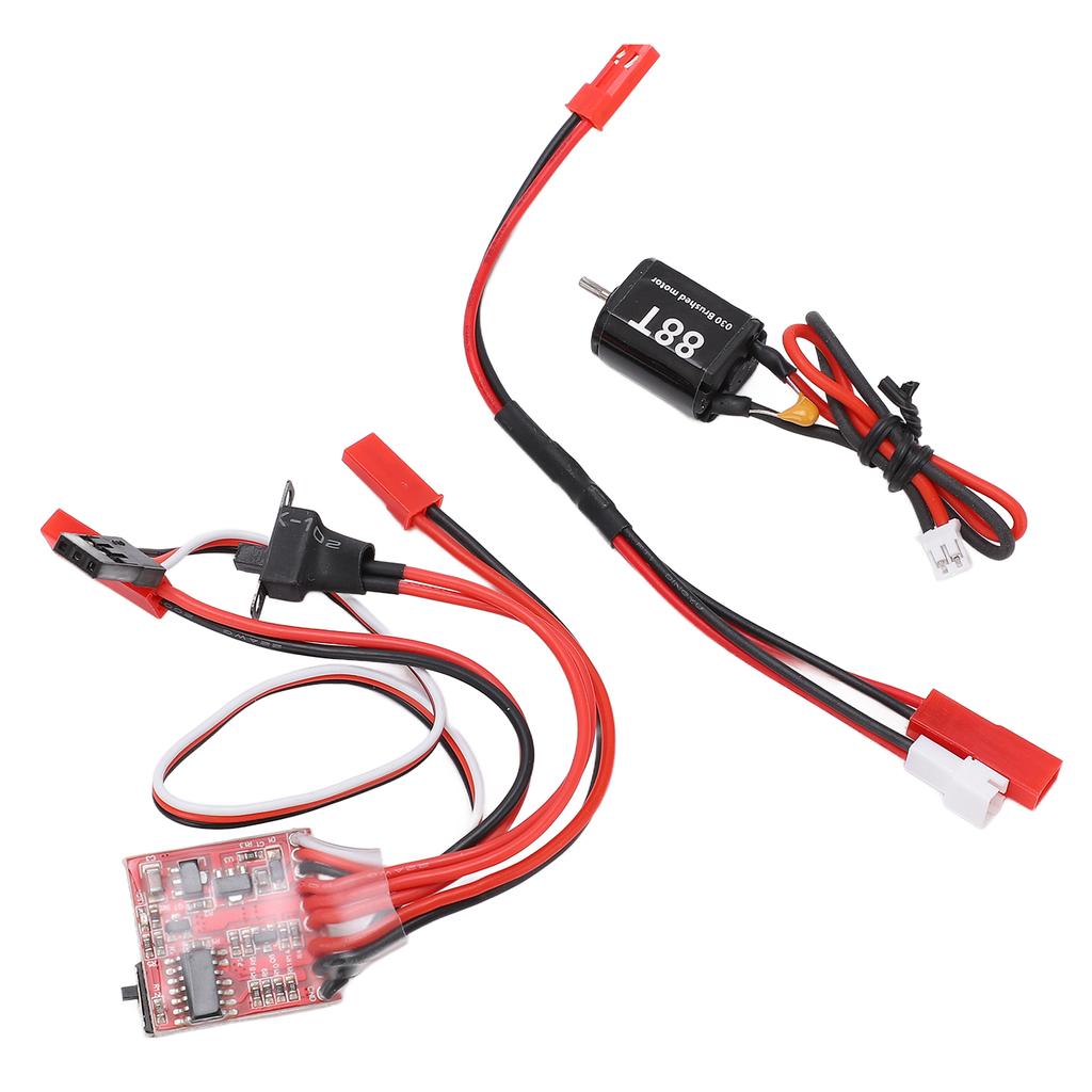Brushed RC Motor 030 88T High Torque RC Motor with 30A ESC for 1 24 RC Crawler Car