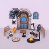 Dollhouse Creative Halloween Pumpkin Ghost Hanging DIY Micro-landscape Ornaments