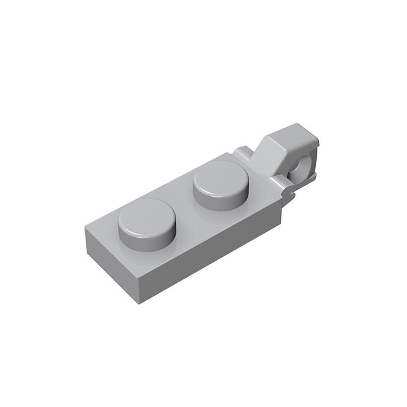 

Rainbow Pig MOC Parts 44301 49715 Hinge Plate 1 x 2 Locking with 1 Finger Compatible Bricks DIY Building Blocks Particle Toy світло-сірого кольору