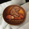 Emotional Support Coin Inspirational Monkey Challenge Pocket Coin Double?Sided Collectible Token for Friends Family Motivation Keepsake