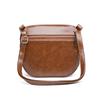 Soft leather retro minimalist crossbody bag, new export style, multi-layer, versatile, single-shoulder bag, large capacity, casu