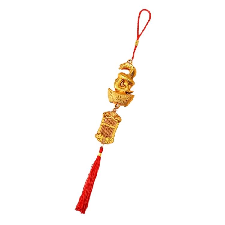 2025 Years of The Snake Pendant Snake Lucky Charm Decorative for Chinese New Years Prosperitys and Elegant Decoration