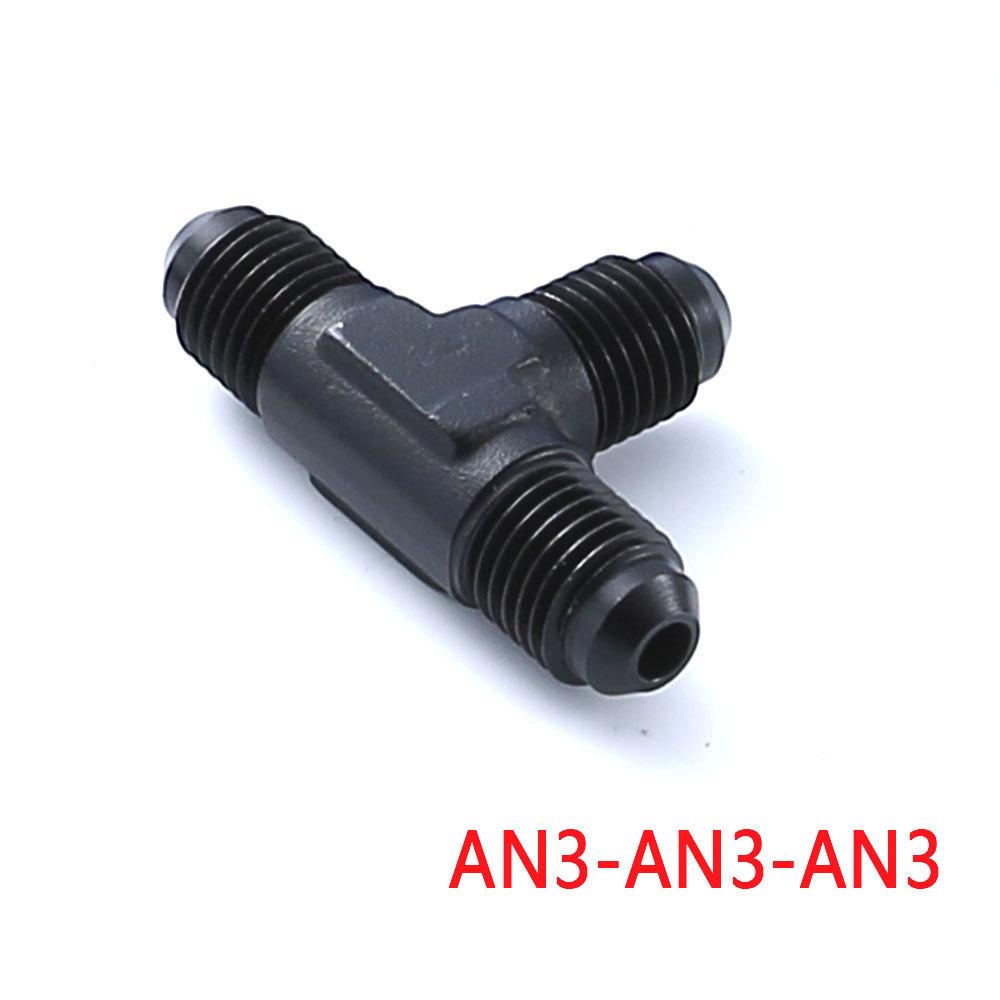 Car Parts Oil Cold Aluminum Joint Brake Tee Joint Quick Connection Oil Pipe AN3 AN4 AN6 AN8 AN10 AN12 Hose Tee Connector Fitting Fuel Tank Caps3