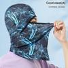 Ice Silk Breathable Full Face Cycling Cap: men's summer, balaclava, UV protection, bike/motorcycle headwear