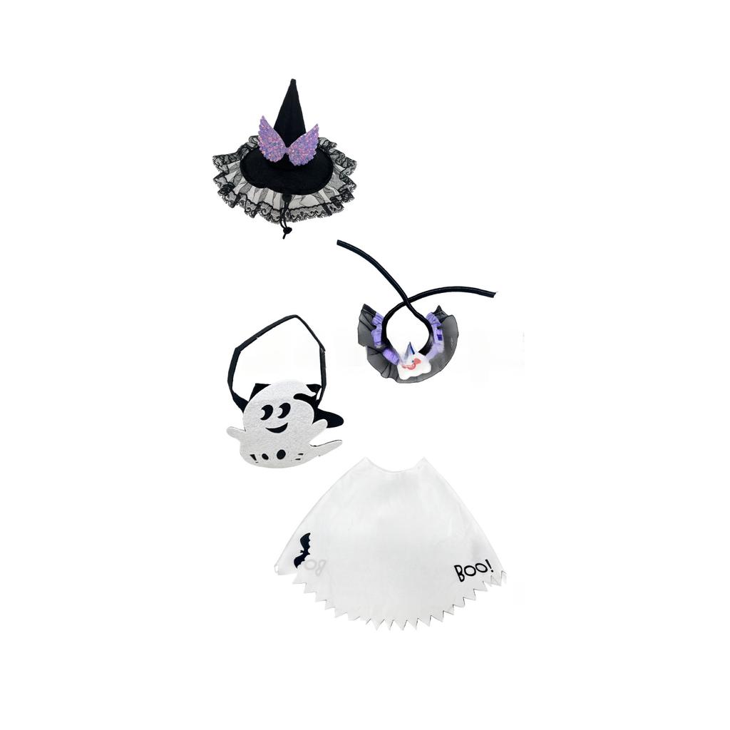 Halloween Costume for Decoration - 4 Piece Set for Garden, Yard or Patio