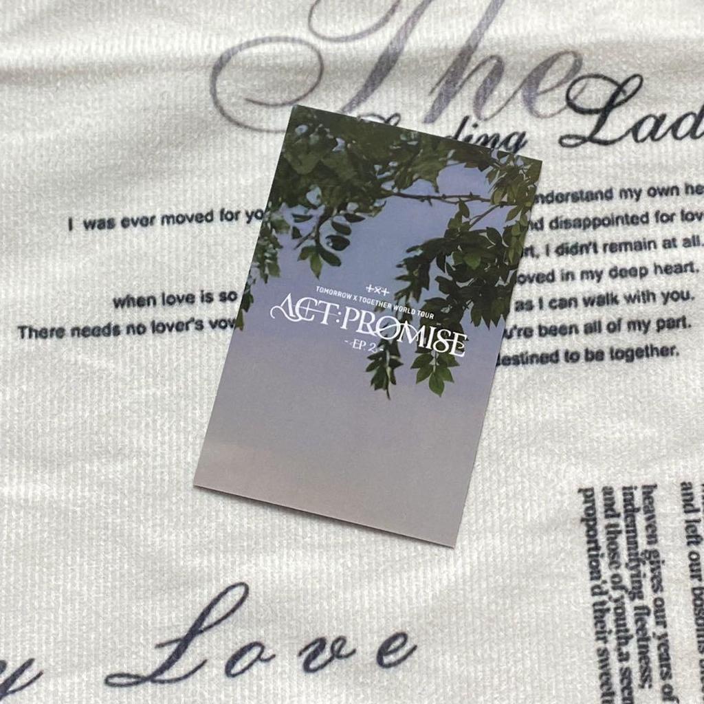 [USED] TXT Taehyung ACT:PROMISE EP.2 Incheon Trading Card MOAZONE