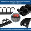 1/2PCS Wall Mount Screwdriver Plier Storage Hammer/pliers/screwdriver Manual Tools Integrated Storage Base Stand  Plastic Rail