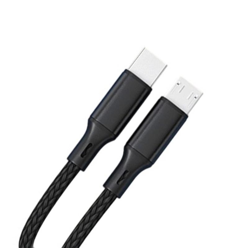 High Strength Nylon USB Car Charger Cable USB C/Micros USB Supports Fast Charging And Data Transfer For Type C Device