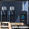 Wireless Microphone Converter Rechargeable Microphones Wired To Wireless System for Audio Mixer Dynamic Mic Electric Guitar Bass