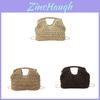 Handwoven Shoulder Bag For Women Summer Casual Travel With Polyester Lining
