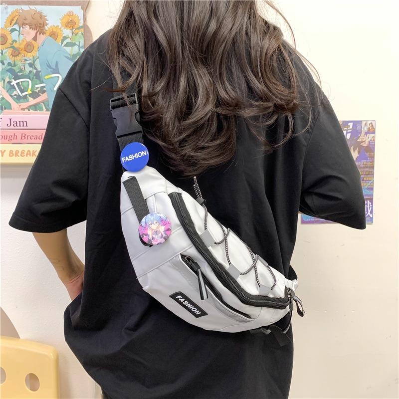 New oblique span bag men's personalized premium breast bag outdoor backpack fanny pack sports shoulder women's mobile phone bag small satchel