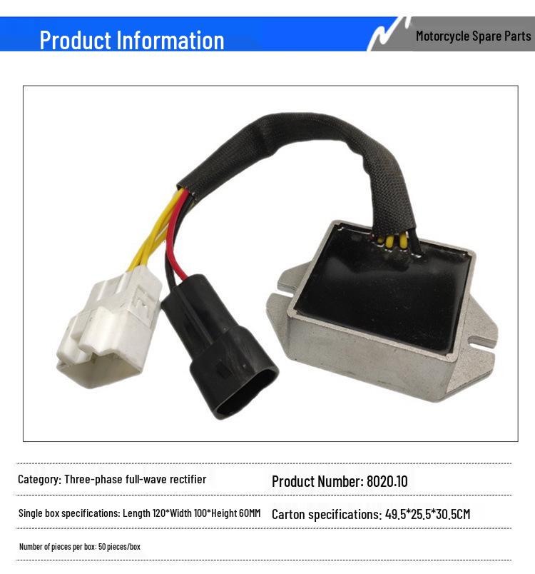 Gleichrichter für Ski-Doo Touring 380F/500F/500, Teilenummer 515175546/0630-255