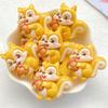 10Pcs New Cute Cartoon Squirrel, Pinecone, Wheat Series Flat Back Resin Cabochons Scrapbooking DIY Jewelry Craft Decoration