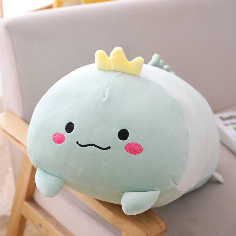 20cm Lovely Animal Sweet Dinosaur Pig Cat Bear Plush Toy Soft Cartoon Panda Hamster Elephant Deer Stuffed Doll Baby Pillow Gift