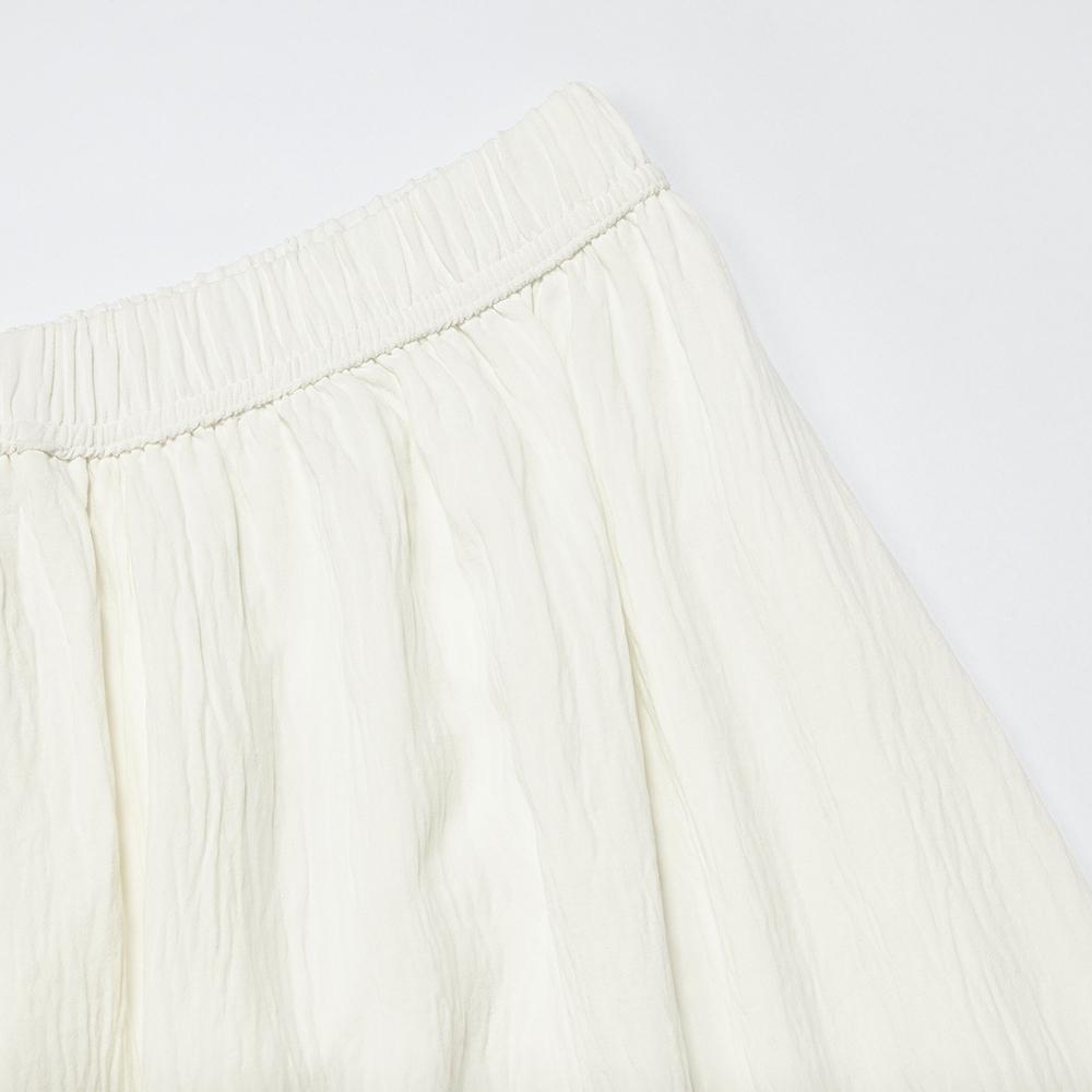HANGTEN Women'S Crinkle Elastic Waist Wide Pants_003(10520-150-401-69)