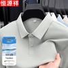 Hengyuanxiang Men's Seamless Polo T-Shirt