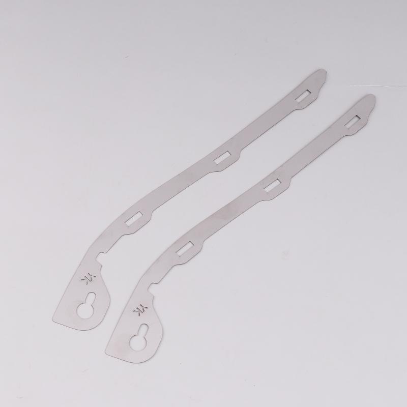 2 Piezas Placa Metálica de Reparación de Parachoques Delantero Hebilla Soporte para IS250 300 2006-2013 Piezas de Fijación Robustas Reemplazo Fuerte para Reparación de Colisión de Vehículos