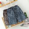 Sommer-Strandshorts für Herren in Übergröße, elastische Taille, Leopardenmuster, lässige Shorts für den Sommer