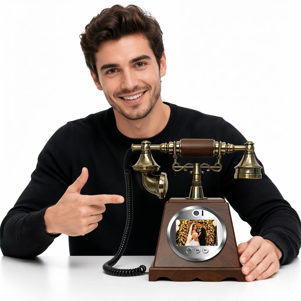 2026 Retro Classic Video Guestbook Phone