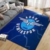 Adana Demirspor2 Flanellmuster Quadratischer Teppich, Läufer, Teppich für Wohnzimmer Schlafzimmer Sofa Spielzimmer Dekor, Rutschfeste Fußmatte