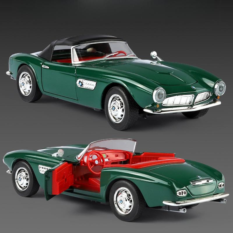 1:24 507 Vintage Classic Car Alloy Model Car Diecasts Metal Model Simulation Sound Light Collection Boys Toy Gift