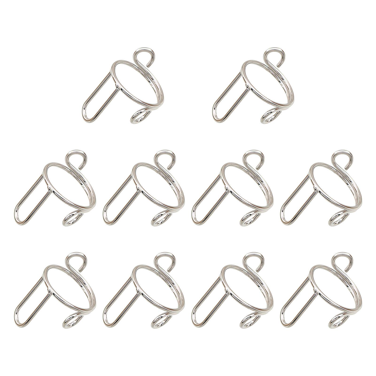 

Кольца для ногтей Wudu, не тускнеют, 10 шт., регулируемый без клея, без женского подарочного набора колец для One Size