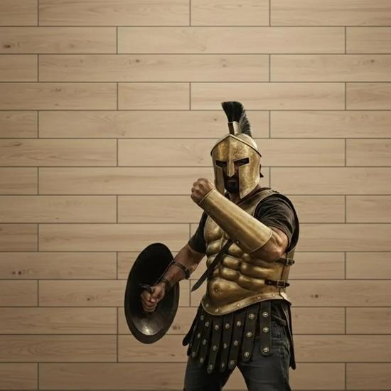 Spartanische Rüstung Anzug König Leonidas 300 Film Kostüm Spartanische Muskeljacke Halloween Weihnachten Vatertag Bruder Ehemann Geschenk