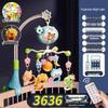 Remote-Control Crib Mobile with Rotating Hanging Toys for Newborns (0-6 Months)