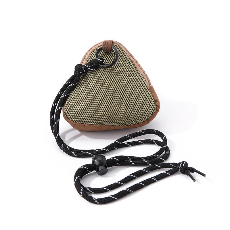 Creative Mini Earphone & Coin Bag with Logo Print - Portable Storage & Key Pendant