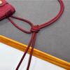Thin Suede Rope Belt Casual Luxury Design Waist Bag Vintage Retro Waist Cinching Waistband