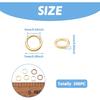 Craftdady 500Pcs 18 Gauge Round Rings 7mm Soldered Closed Jump Rings O Rings Mixed Colors for Jewelry Crafts Making