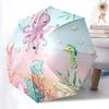 1pc Ocean Friends Automatic Open/close Folding Umbrella, Compact Portable Travel Umbrella, Cute Umbrella, Durable Construction Yy260328029