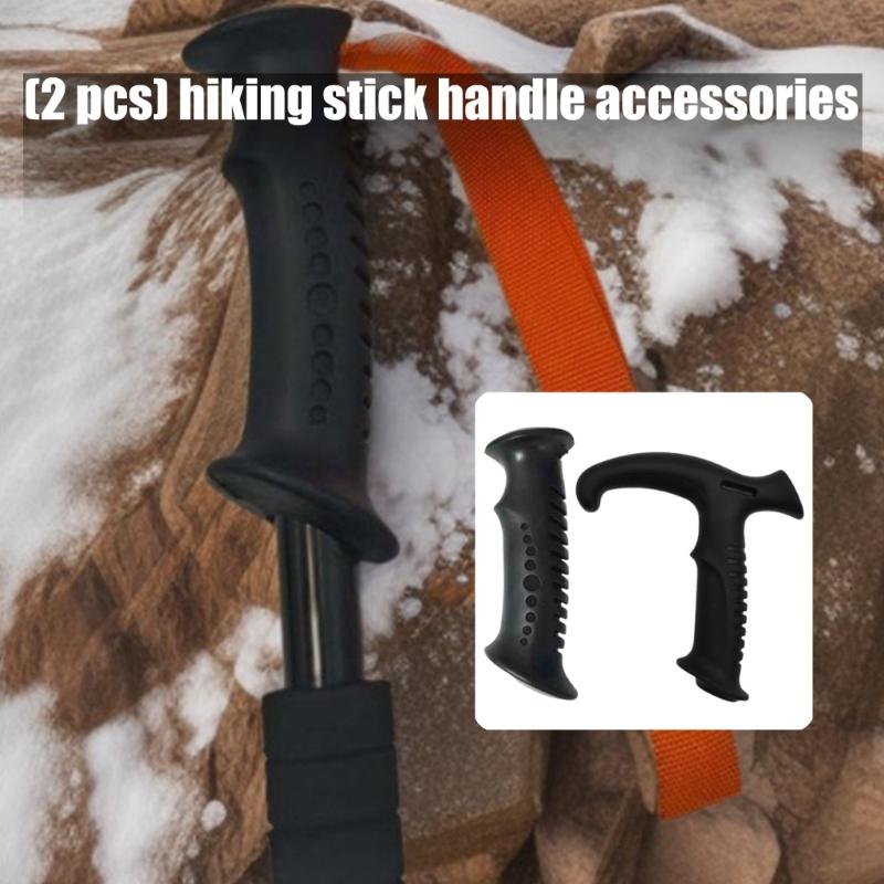 2 Stück Trekkingstöcke Griff Kletterstockgriff Outdoor Ersatz Wanderstöcke Stock Handgriff Outdoor Kleines Werkzeug