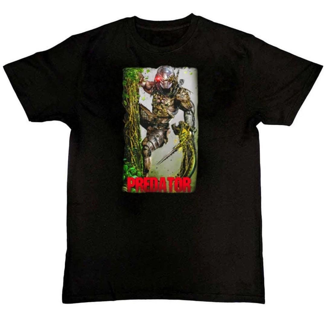 PREDATOR Movie Graphic Print Mens T-Shirt XXL