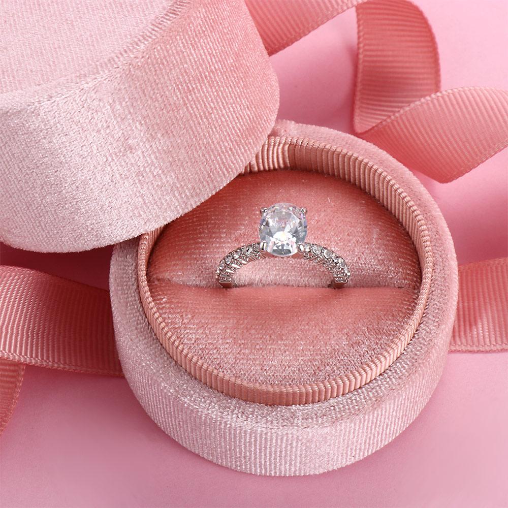 Bowknot Velvet Wedding Necklace Fashion Accessories Jewelry Display Jewelry Box Displays Box