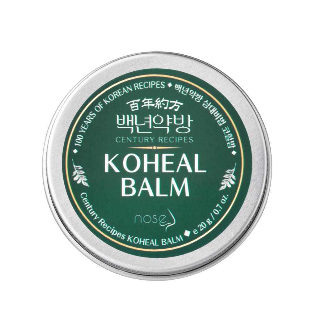 Baeknyeon Pharmacy Koheal Balm Natural Herbal Medicine, Nasal Congestion ,nasal Moisturizer, Rhinitis Ointment Cream, 20g,