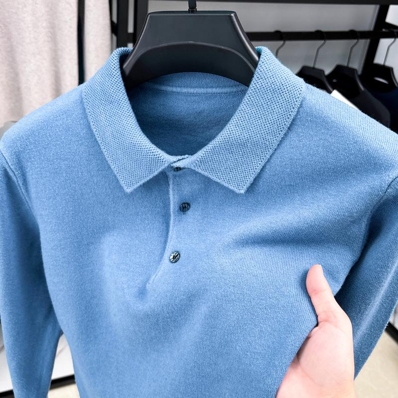 Winter Men s Lapel Collar Top M