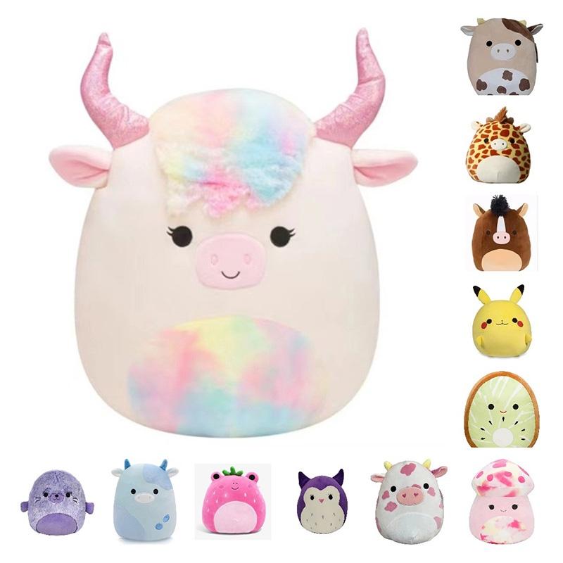 Adorable Cow Plush Pillow Toy Soft And Cuddly Animal Doll For Kids