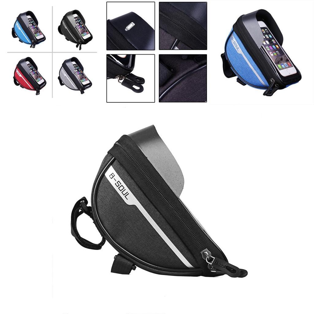 Stylish B-soul Bicycle Handlebar Bag With Sensitive Touch Screen And Large Capacity