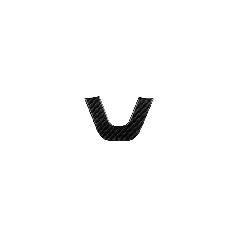 For Dodge Challenge 2015-2024 Carbon Fiber Interior Accessories Steering Wheel Decorative Panel Decorative Stickers 5D