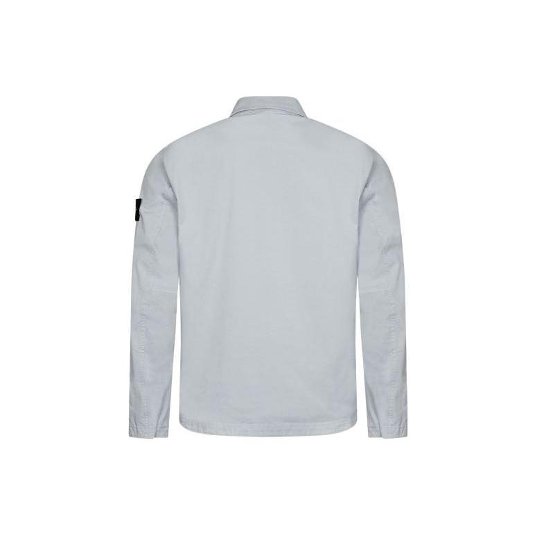 STONE ISLAND SS24 Jackets & Coats Men's Ice Frost Blue 801510210-V0041