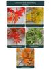 Artificial Red Maple Leaf Branch for Decoration and Landscaping